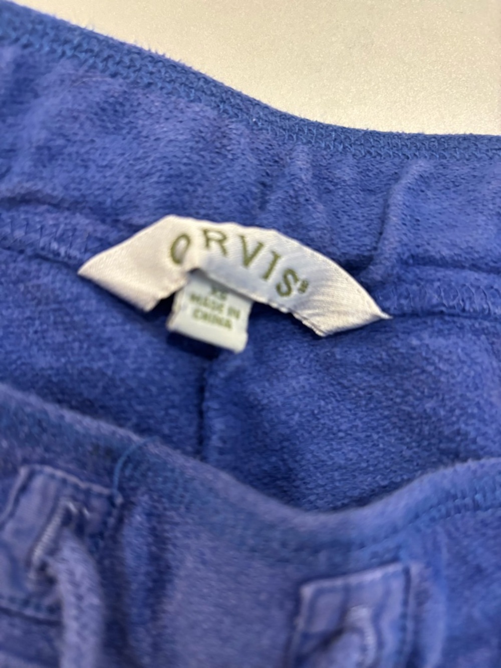 Orvis Royal Blue Terry joggers
